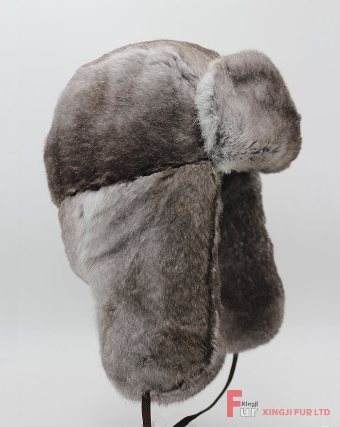 Plucked Rabbit Fur Russian Fur Hat