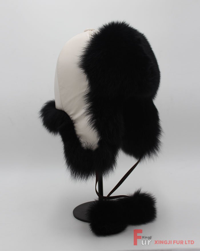 Fox Fur with Leather Cover