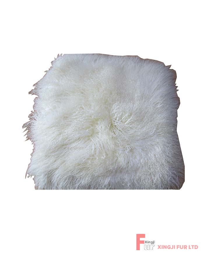 Mongolian Lamb Fur Pillow