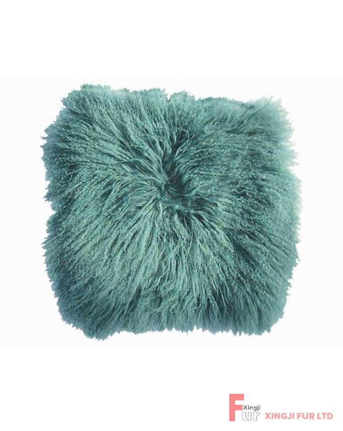 Mongolian Lamb Fur Cushion