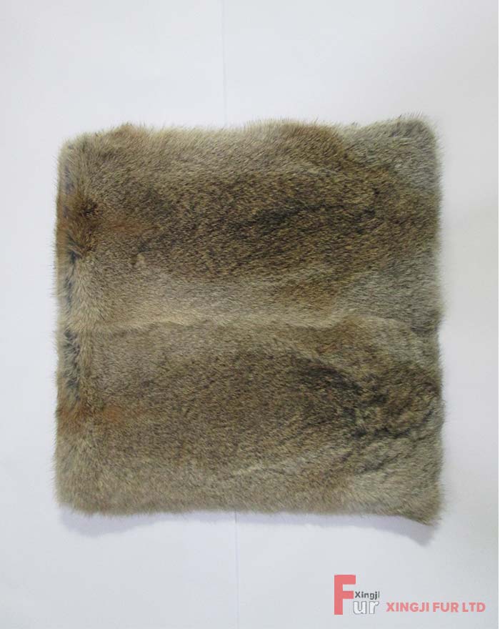 Hare Rabbit Fur Cushion