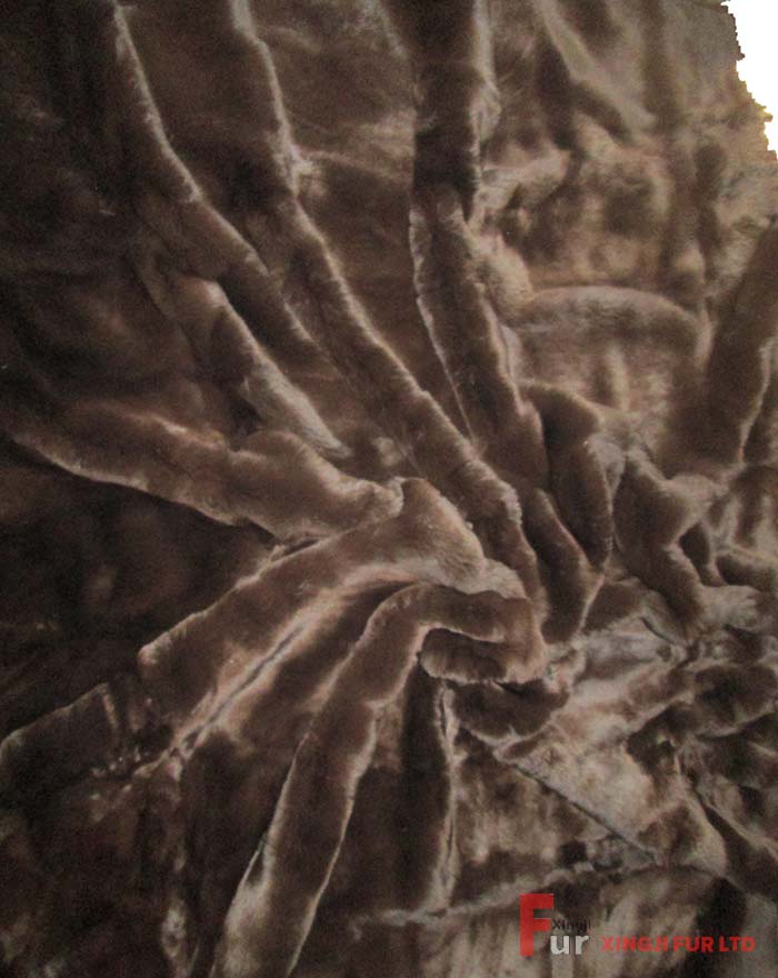 Rex Rabbit Fur Blanket