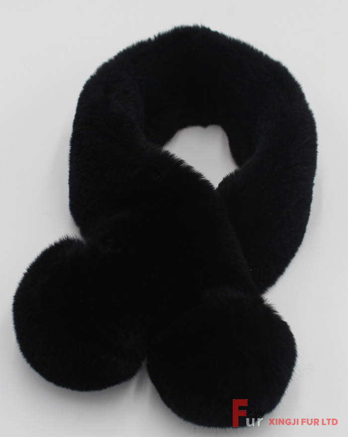 Rex Rabbit Fur Scarf