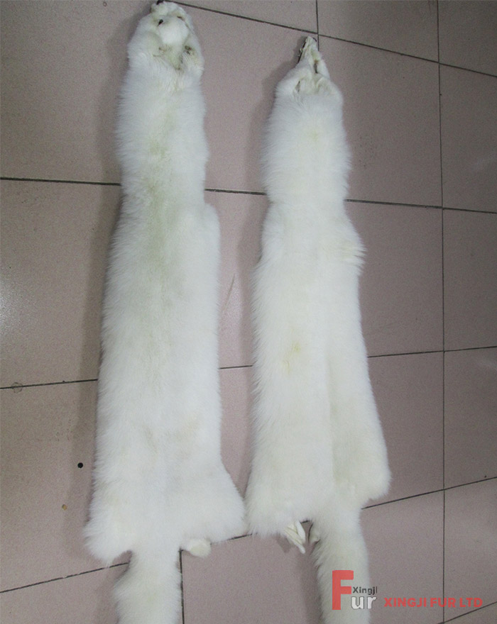 fox fur skin