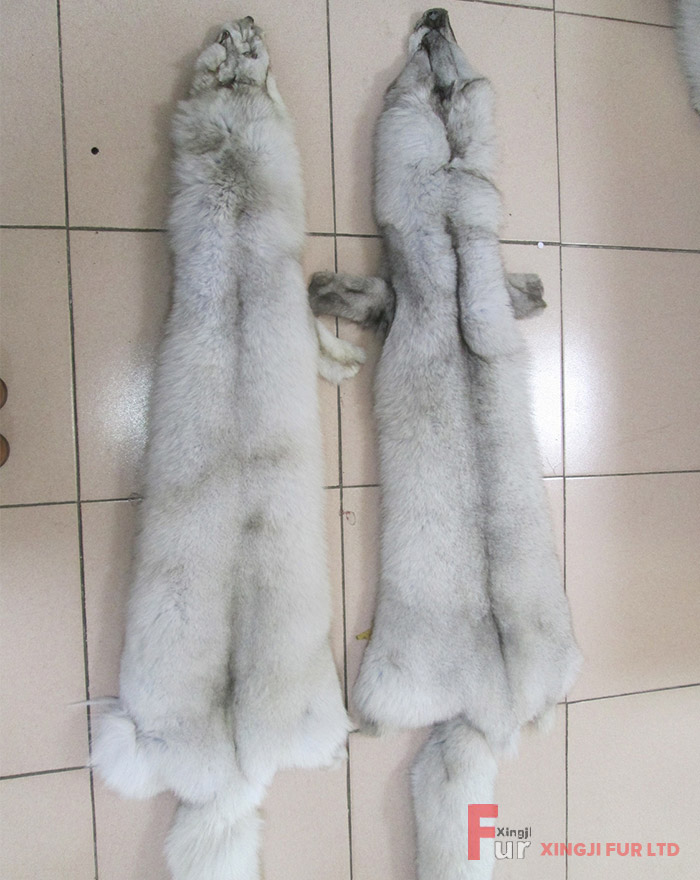 fox fur skin